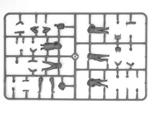 Scale model 1/48 Luftwaffe Airfield (WWII) ICMDS4801 детальное изображение Самолеты 1/48 Самолеты