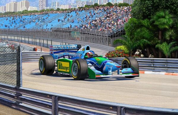 Збірна модель 1/24 Автомобіль Benetton Ford B194 Revell 05689 детальное изображение Автомобили 1/24 Автомобили