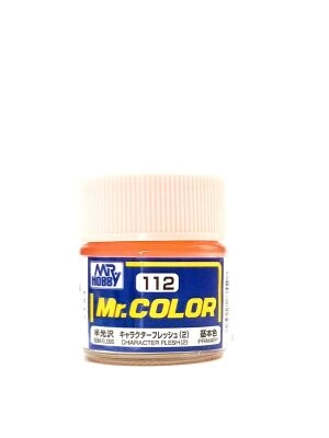 Charater Flesh 2 semigloss, Mr. Color solvent-based paint 10 ml. (Звичайний Тілесний 2 напівматовий) детальное изображение Нитрокраски Краски