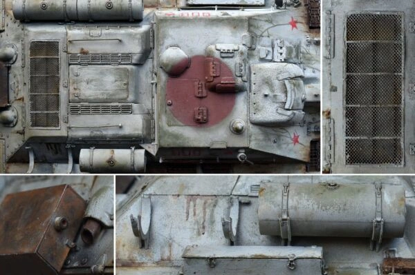 Сборная модель 1/35 Советская САУ СУ-122 ранний выпуск Миниарт 35181 детальное изображение Бронетехника 1/35 Бронетехника