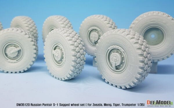 Pantsir S-1 Sagged wheel set( for Meng/Trumpeter 1/35) детальное изображение Смоляные колёса Афтермаркет