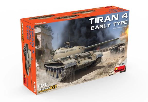 Сборная модель 1/35 Танк Тиран 4 ранний тип с интерьером МиниАрт 37010 детальное изображение Бронетехника 1/35 Бронетехника