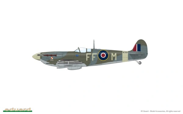 Збірна модель 1/48 Літак Spitfire Mk.Vb SPITFIRE STORY LIMITED Eduard 11153 детальное изображение Самолеты 1/48 Самолеты