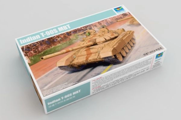 Збірна модель 1/35 Індійський основний бойовий танк Т-90С Trumpeter 05561 детальное изображение Бронетехника 1/35 Бронетехника