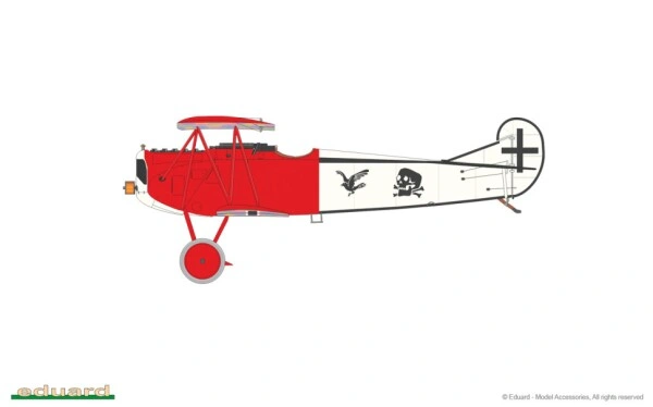 Scale model 1/48 German fighter Fokker D.VII (OAW) Eduard 8136 детальное изображение Самолеты 1/48 Самолеты