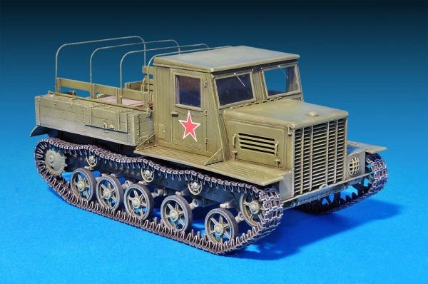 Советский артиллерийский тягач Я-12 (поздняя версия) детальное изображение Бронетехника 1/35 Бронетехника