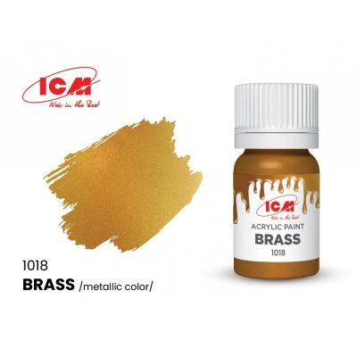 Акриловая краска Brass / Латунь ICM1018 детальное изображение Акриловые краски Краски