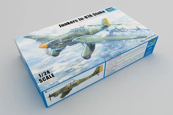 Збірна модель 1/24 Бомбардувальник Ju 87 Stuka Trumpeter 02420 детальное изображение Самолеты 1/24 Самолеты