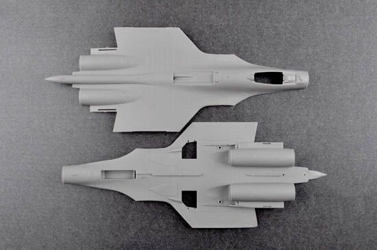 Сборная модель китайского истребителя J-15 с кабиной экипажа детальное изображение Самолеты 1/72 Самолеты