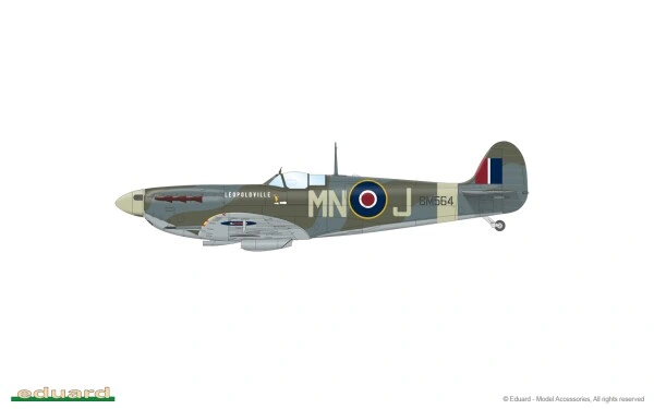 Збірна модель 1/48 Літак Spitfire Mk.Vb SPITFIRE STORY LIMITED Eduard 11153 детальное изображение Самолеты 1/48 Самолеты