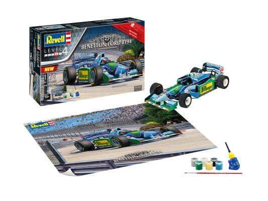 Збірна модель 1/24 Автомобіль Benetton Ford B194 Revell 05689 детальное изображение Автомобили 1/24 Автомобили