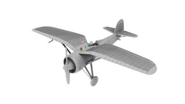 Сборная модель истребителя PZL P.11b на вооружении Румынии детальное изображение Самолеты 1/72 Самолеты