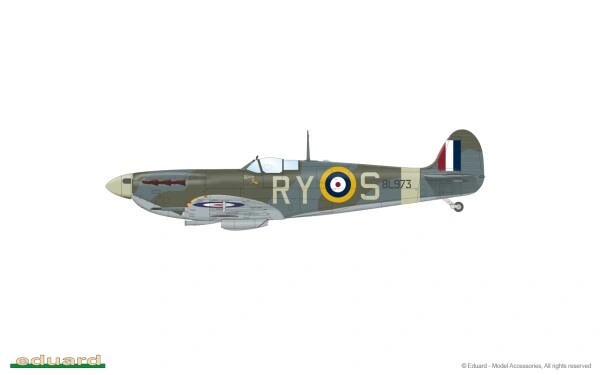 Збірна модель 1/48 Літак Spitfire Mk.Vb SPITFIRE STORY LIMITED Eduard 11153 детальное изображение Самолеты 1/48 Самолеты