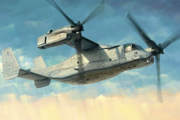 Збірна модель 1/48 конвертоплан MV-22 Osprey HobbyBoss 81769. детальное изображение Самолеты 1/48 Самолеты