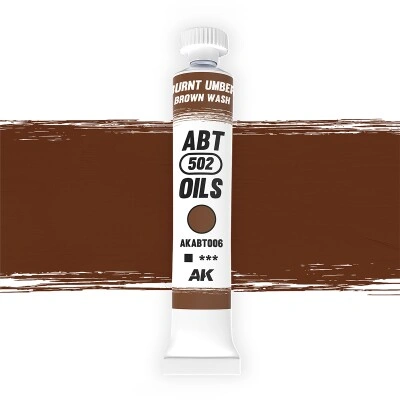 Масляна фарба Burnt Umber / Brown Wash / Палена умбра / Коричнева змивка Abteilung 006 детальное изображение Масляные краски Краски