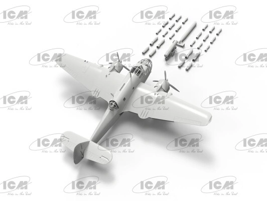 Scale model 1/48 aircraft Bristol Beaufort Mk.I ICM 48314 детальное изображение Самолеты 1/48 Самолеты