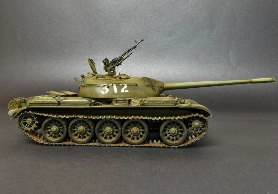 Scale model 1/35 Soviet tank T-54A Miniart 37017 детальное изображение Бронетехника 1/35 Бронетехника