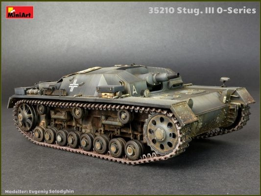 Scale model 1/35 self-propelled gun Stug.III 0-Series Miniart 35210 детальное изображение Бронетехника 1/35 Бронетехника