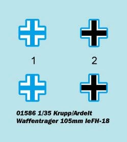 Збірна модель 1/35 Німецька САУ Krupp/Ardelt Waffentrager 105mm leFH-18 періоду Другої Світової Війни детальное изображение Артиллерия 1/35 Артиллерия
