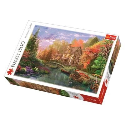 Puzzle Cottage on the lake 1500pcs детальное изображение 1500 элементов Пазлы