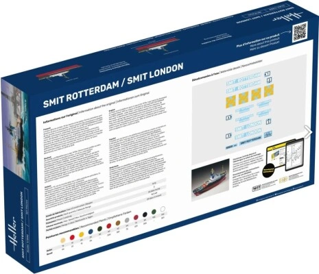 Збірна модель 1/200 Буксир SMIT Rotterdam / SMITH London Heller 80620 детальное изображение Гражданский флот Флот