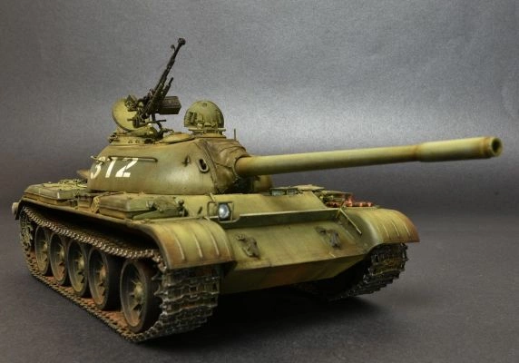 Scale model 1/35 Soviet tank T-54A Miniart 37017 детальное изображение Бронетехника 1/35 Бронетехника