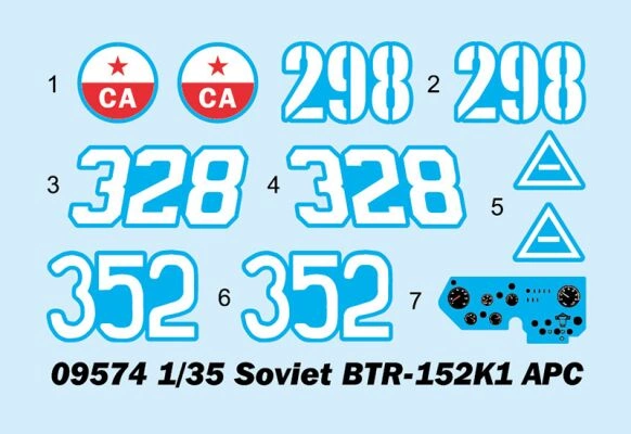 Soviet BTR-152K1 APC детальное изображение Бронетехника 1/35 Бронетехника