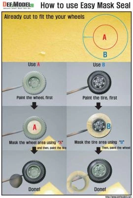BTR-70 APC Sagged Wheel set  детальное изображение Смоляные колёса Афтермаркет