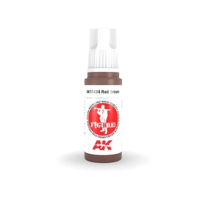 Акрилова фарба RED BROWN – ЧЕРВОНО-КОРИЧНЕВИЙ FIGURES АК-інтерактив AK11434 детальное изображение Figure Series AK 3rd Generation