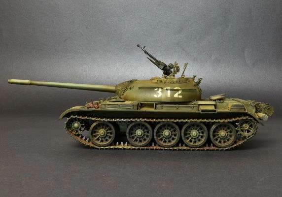 Scale model 1/35 Soviet tank T-54A Miniart 37017 детальное изображение Бронетехника 1/35 Бронетехника
