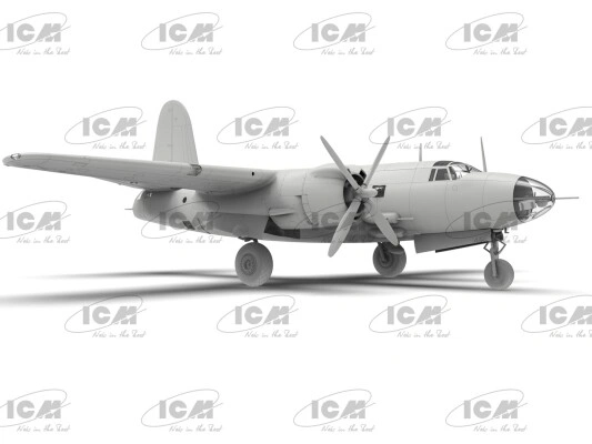 Збірна модель 1/48 Американський бомбардувальник B-26B Marauder ICM 48320 детальное изображение Самолеты 1/48 Самолеты