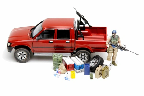 Scale model 1/35 Pickup truck with equipment Meng VS-002 детальное изображение Автомобили 1/35 Автомобили