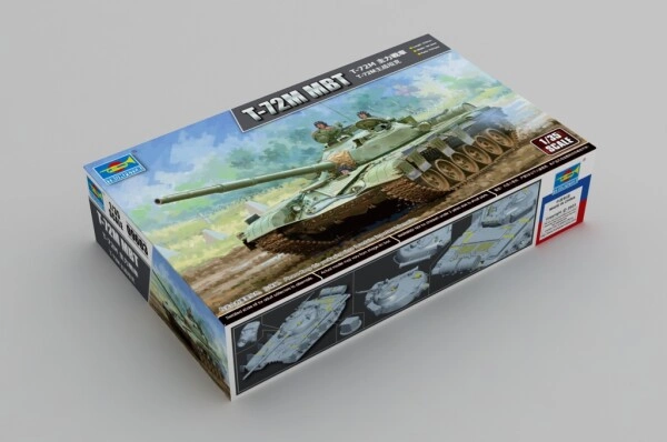 Збірна модель 1/35 Танк Т-72М Trumpeter 09603 детальное изображение Бронетехника 1/35 Бронетехника