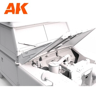 Scale model 1/35 Car Land Rover 88 Series IIA Station wagon AK-interactive AK35013 детальное изображение Автомобили 1/35 Автомобили