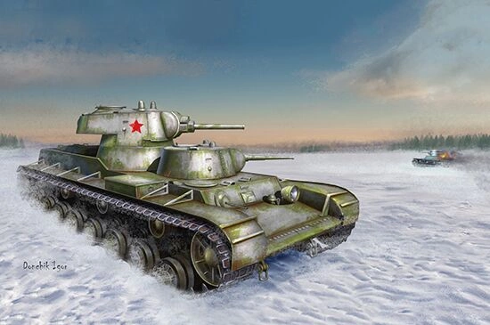Збірна модель 1/35 Радянський тяжкий танк СМК Trumpeter 09584 детальное изображение Бронетехника 1/35 Бронетехника