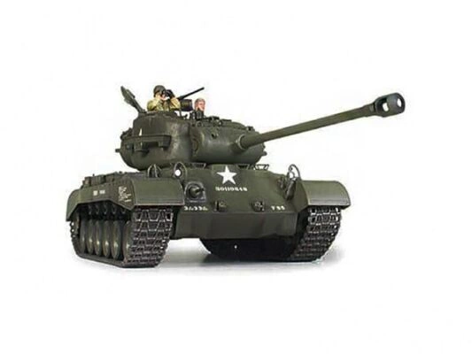 Збірна модель 1/35 Танк M26 Pershing (T26E3) Tamiya 35254 детальное изображение Бронетехника 1/35 Бронетехника