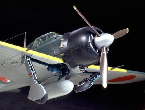 Scale model 1/35 Airplane MITSUBISHI A6M5 ZERO FIGHTER MODEL 52 ZEKE Tamiya 60318 детальное изображение Самолеты 1/32 Самолеты