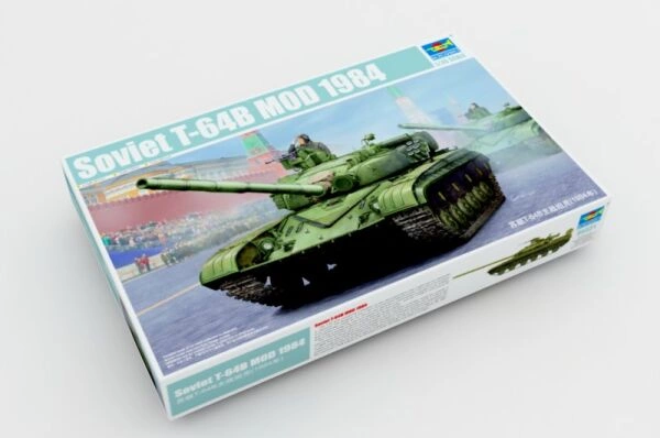 Збірна модель 1/35 Рянський бойовий танк Т-64Б (1984) Trumpeter 05521 детальное изображение Бронетехника 1/35 Бронетехника