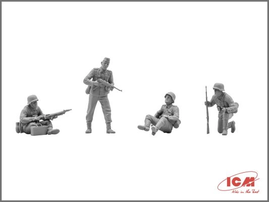 Немецкий танковый десант (1942-1945) детальное изображение Фигуры 1/35 Фигуры