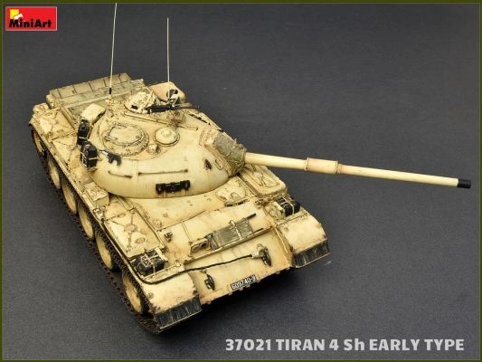 Збірна модель 1/35 Танк Tiran 4 Sh ранній тип з інтер'єром MiniArt 37021 детальное изображение Бронетехника 1/35 Бронетехника