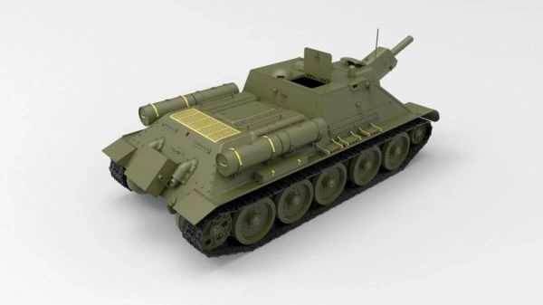 Збірна модель 1/35 Радянська САУ СУ-122 пізнє вирообництво Miniart 35208 детальное изображение Бронетехника 1/35 Бронетехника
