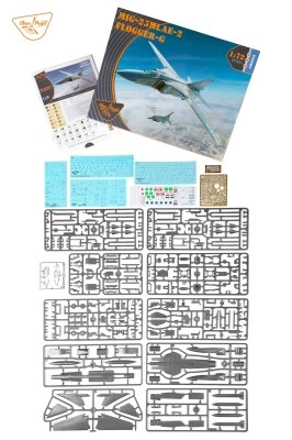 Scale model 1/72 aircraft MiG-23 MLAE-2 Flogger-G Clear Prop 72031 детальное изображение Самолеты 1/72 Самолеты