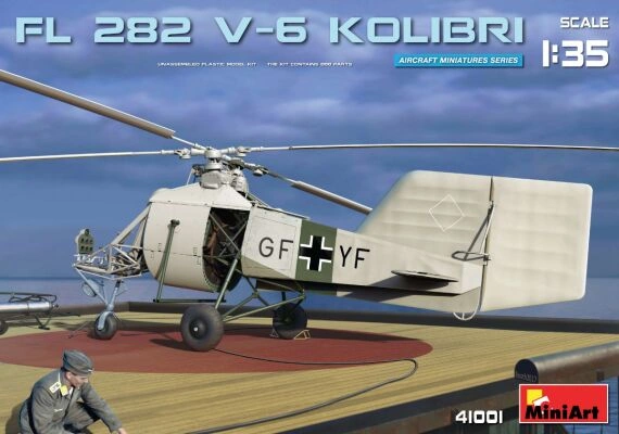 Scale model 1/35 Helicopter FL 282 V-6 Kolibri Miniart 41001 детальное изображение Вертолеты 1/35 Вертолеты