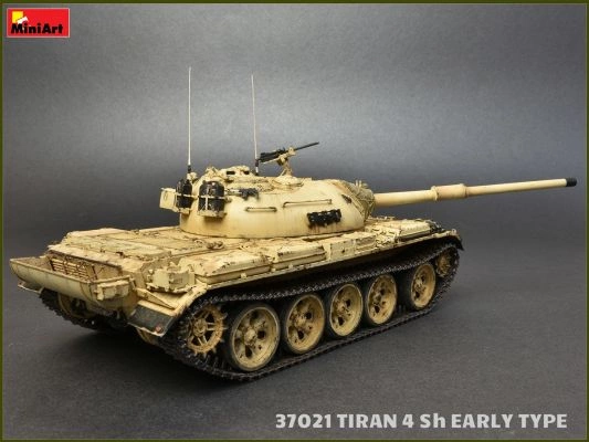Збірна модель 1/35 Танк Tiran 4 Sh ранній тип з інтер'єром MiniArt 37021 детальное изображение Бронетехника 1/35 Бронетехника