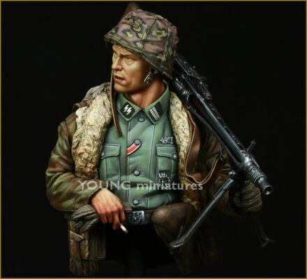 Погруддя. Стрілець Ваффен СС MG42 Арденни, 1944 р. детальное изображение Фигуры 1/10 Фигуры