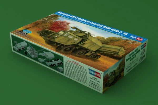 Buildable model 1/72 4K51 Rubezh Coastal ASM with P-15 HobbyBoss HB82937 детальное изображение Бронетехника 1/72 Бронетехника