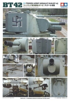 Збірна модель 1/35 штурмова зброя фінської армії БТ-42 Tamiya 35318 детальное изображение Бронетехника 1/35 Бронетехника