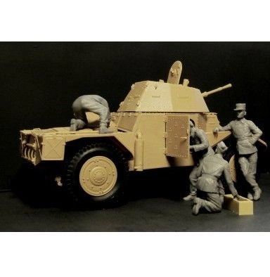 French Armoured Vehicle Crew (1940) детальное изображение Фигуры 1/35 Фигуры