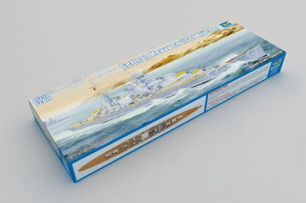 Збірна пластикова модель 1/350 важкий крейсер ВМС Німеччини  &quot;Blücher&quot; Trumpeter 05346 детальное изображение Флот 1/350 Флот