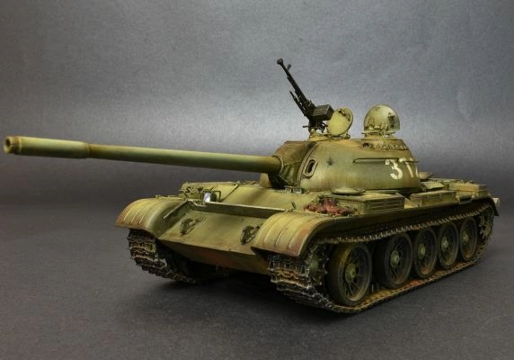 Scale model 1/35 Soviet tank T-54A Miniart 37017 детальное изображение Бронетехника 1/35 Бронетехника